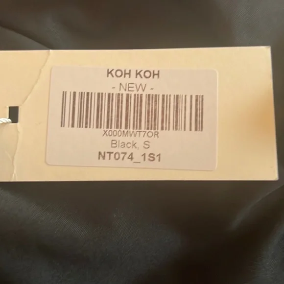 Koh Koh Cap Sleeve Semi-formal Black maxi gown wrap deep v-neck in black size s - Picture 8 of 12